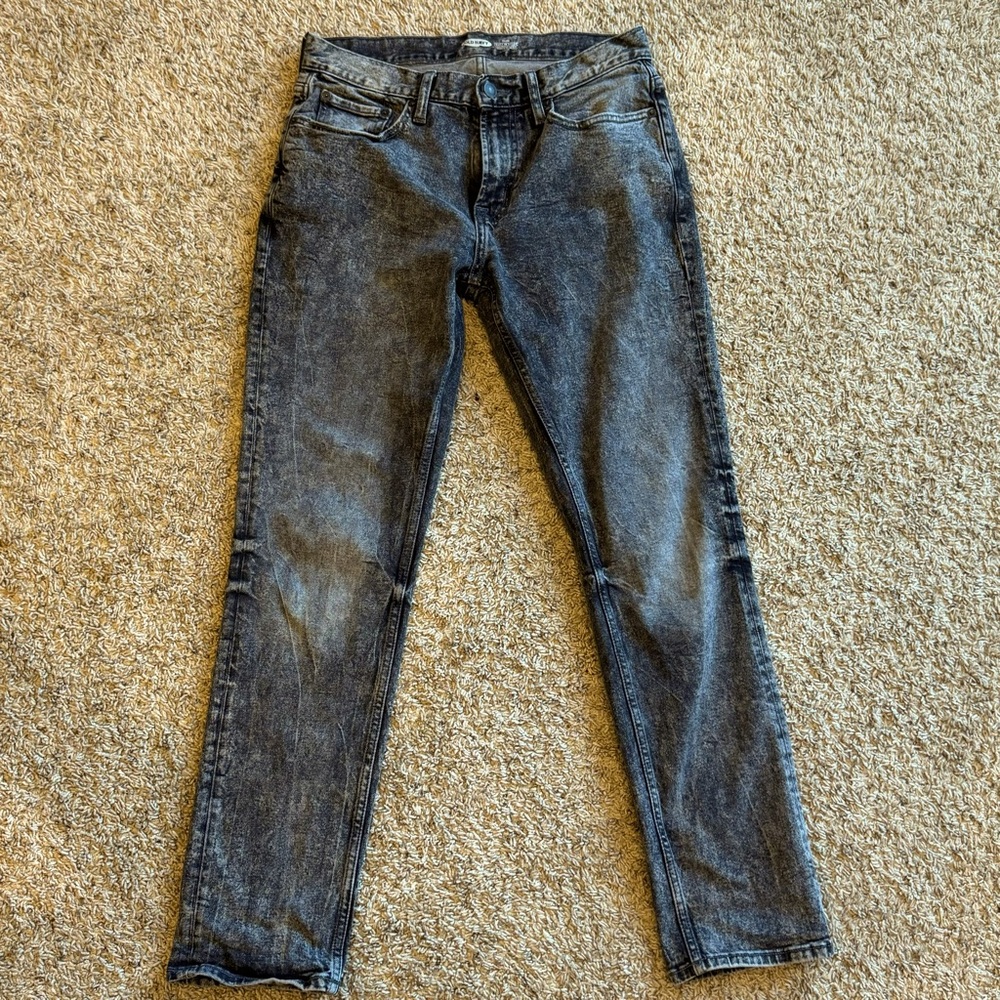 Old Navy Slim Black Acid Wash Jeans - size 29x30